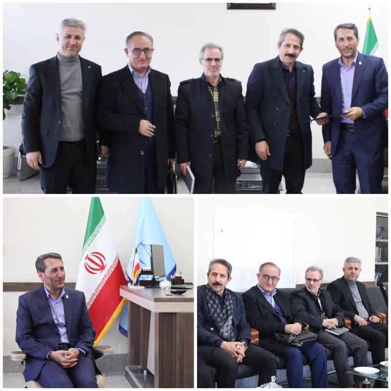 دیدار و تبریک انتصاب به آقای دکتر محمدزاده